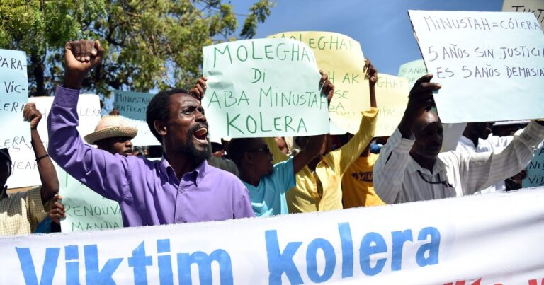 L’épidémie de choléra en Haïti : un drame importé et négligé